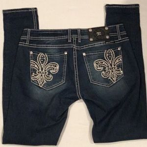 New Miss Me Denim Jean Jeggings Size 30.